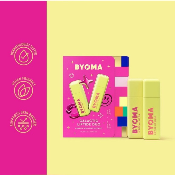 BYOMA Duo Gift Set - Liptide Lip Mask & pH Lip Oil - Picture 6 of 6